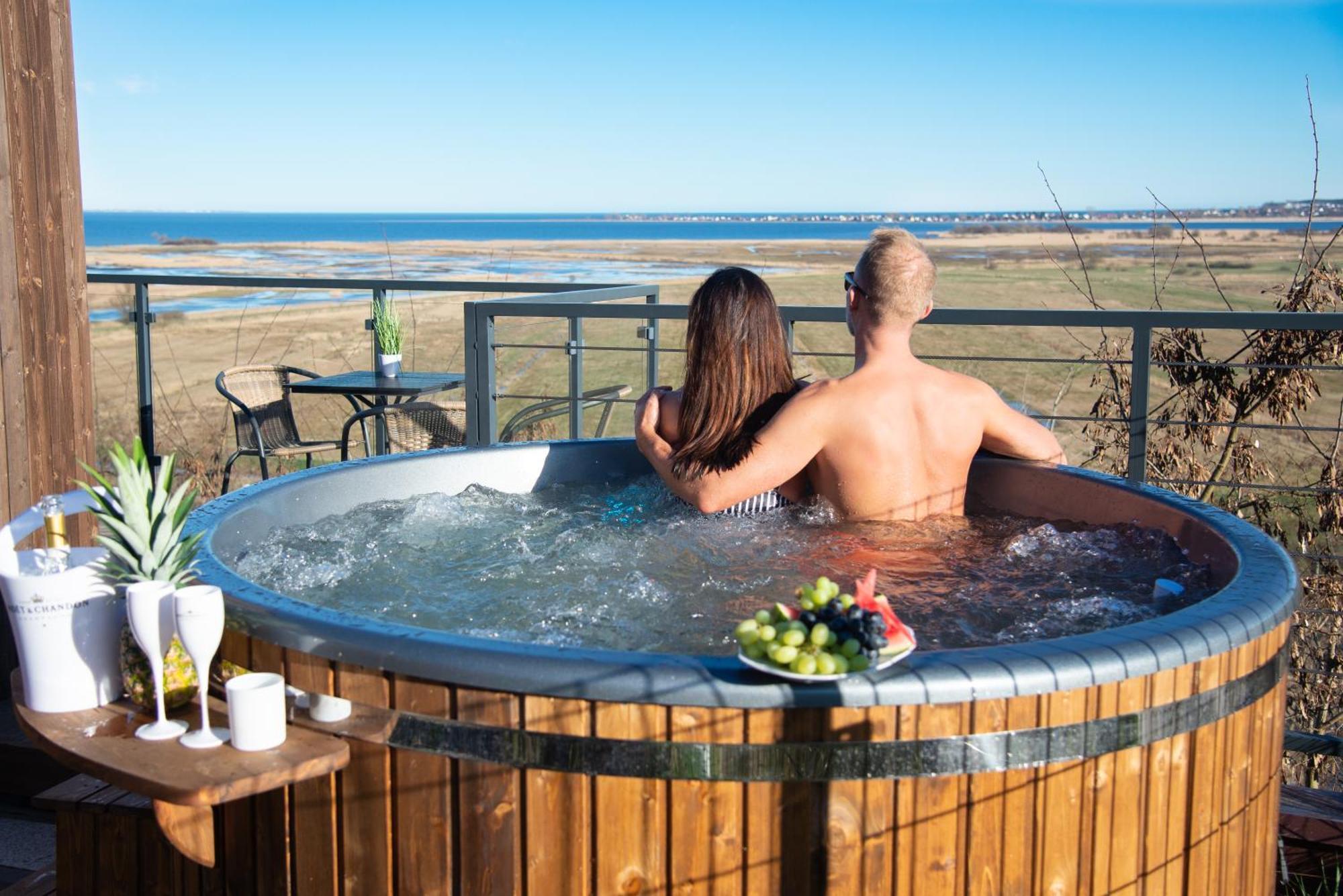 Nowe Domki Deluxe Z Widokiem Na Zatoke Z Basenem I Sauna Oslonino Εξωτερικό φωτογραφία
